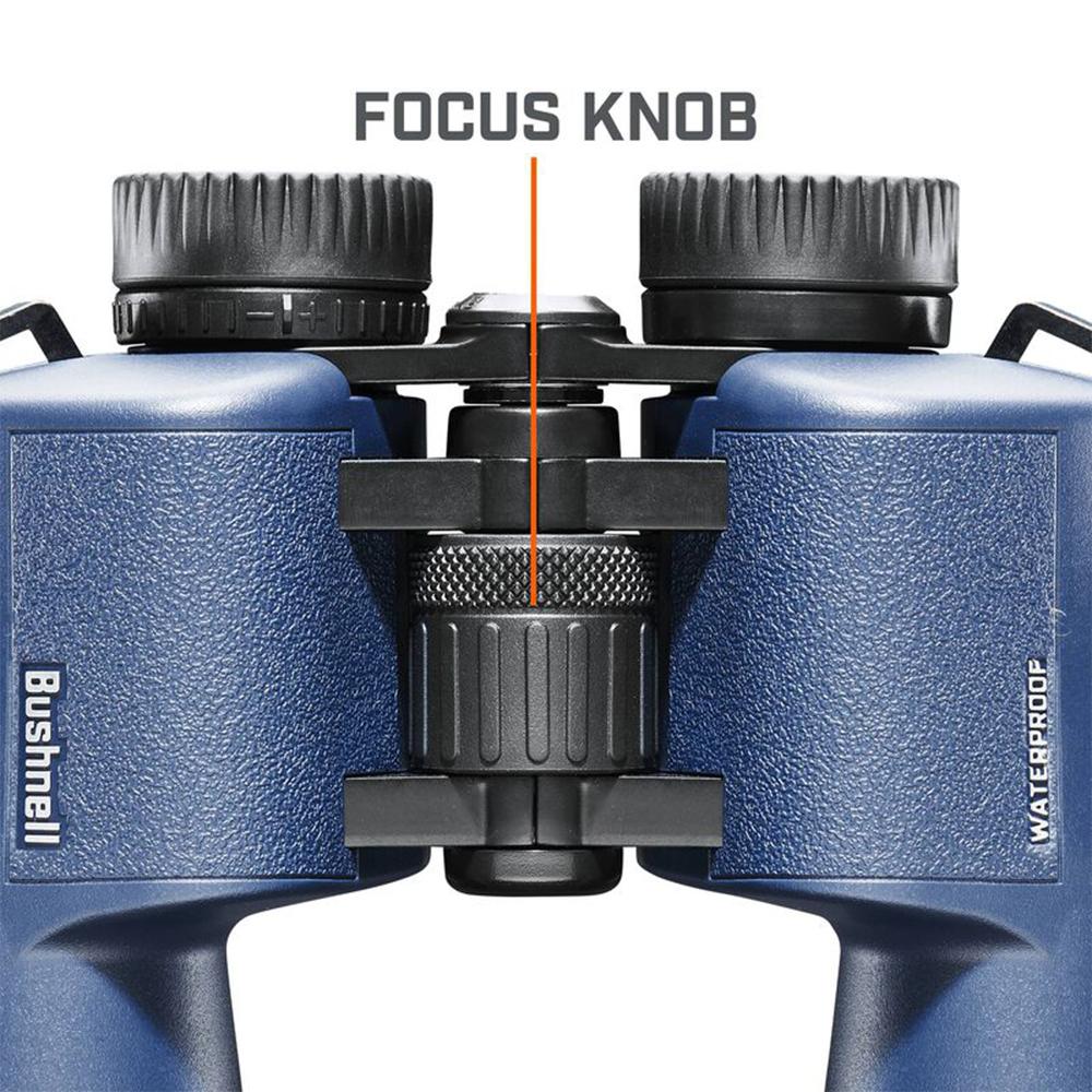Bushnell H2O Binoculars 10x42 Blue Picture of Bushnell BUSHNELL 10x42mm Dark Blue Porro WP/FP Twist Up Eyecups 6L