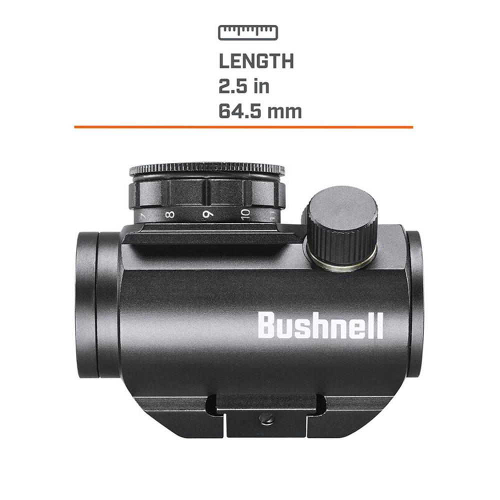 Bushnell Trophy TRS-25  Red Dot Sight 1x25mm 3 MOA Red Dot Reticle Picture of Bushnell 1X25 TRS-25 3 MOA RED DOT CR2032 BATTERY BOX