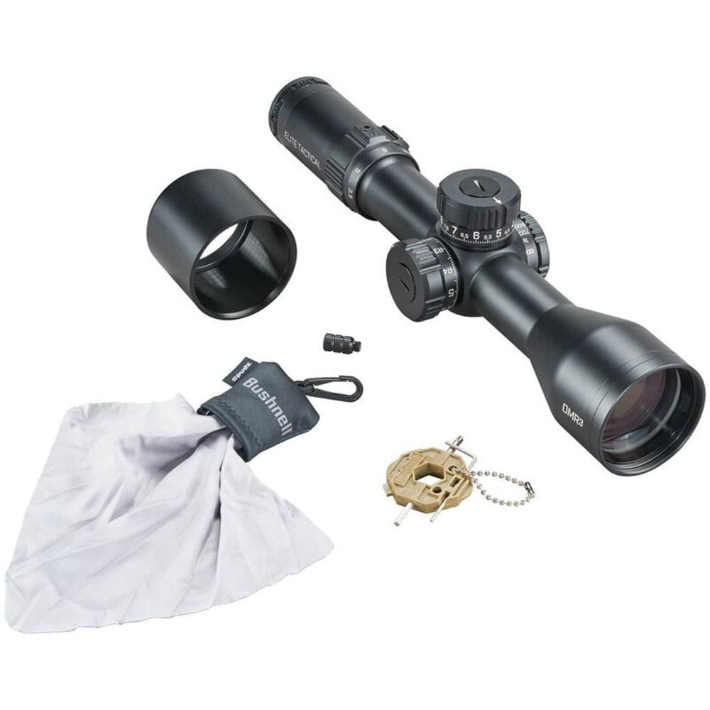 Bushnell Elite Tactical DMR3 Rifle Scope 3.5-21x50 34mm FFP EQL Black Picture of Bushnell BUSHNELL 3.5-21x50 DMR3 Black Elite Tactical ED-Prime Obj. EQL Reticle