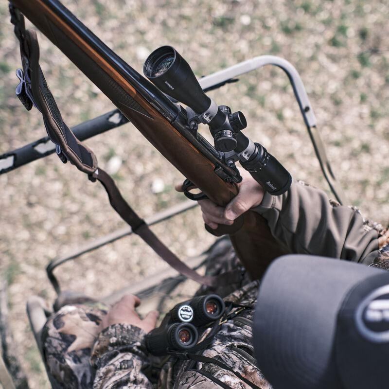 Bushnell Banner-2 Rifle Scope 3-9x40 1" SFP DOA Quick Ballistic Illum Black with Rings Picture of Bushnell Bushnell 3-9x40 Banner 2 Black Riflescope Illum. CF500 - Red Hang Box