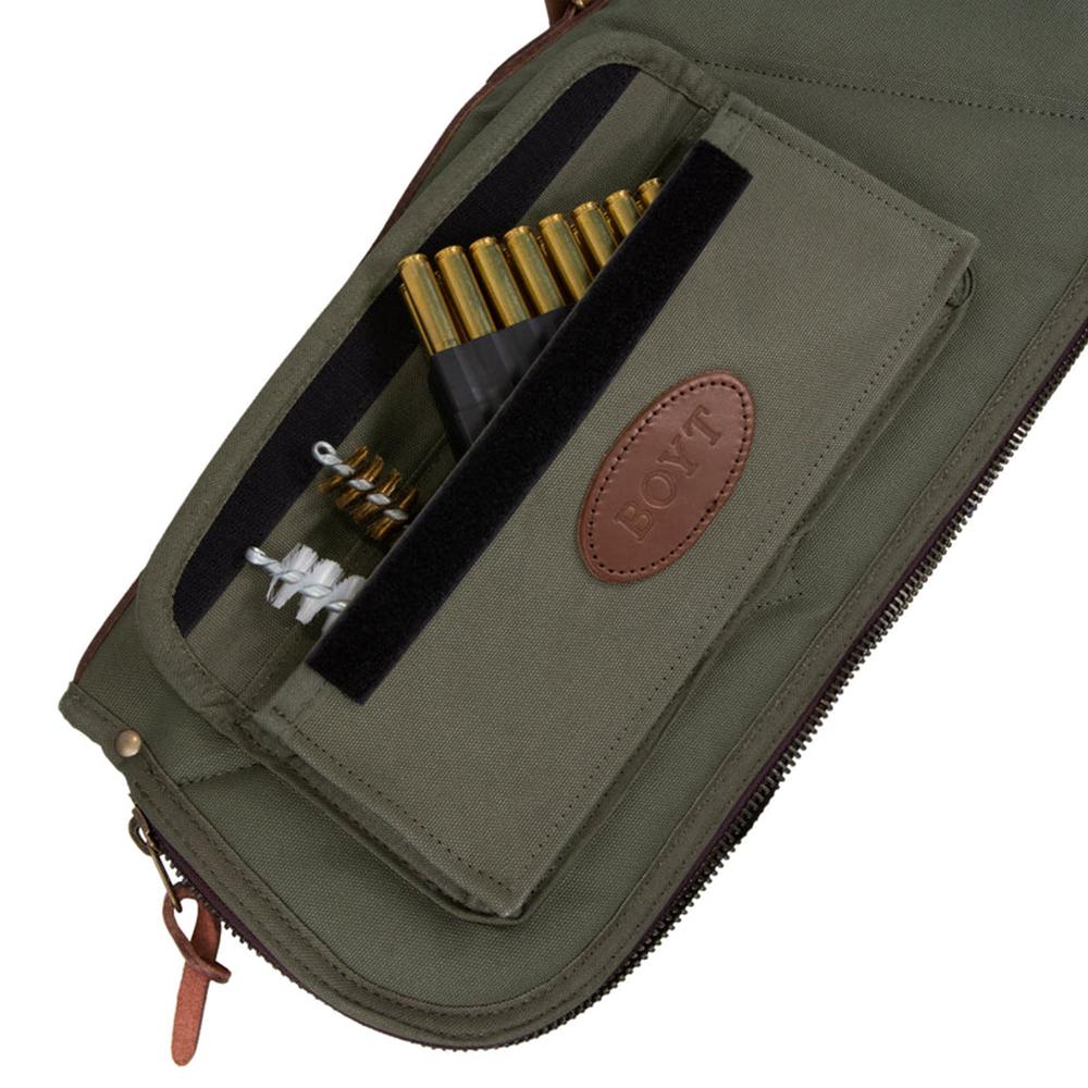 Boyt Signature Series Scoped Rifle Case 48" OD Green Picture of Boyt Harness Company Boyt Signature GC41P Scoped Rifle Case with Pocket Olive Drab 48''