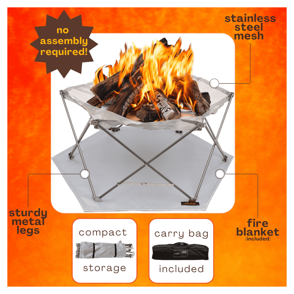 Alps Mountaineering Gaze Fire Pit Picture of ALPS Brands Alps Gaze Fire Pit