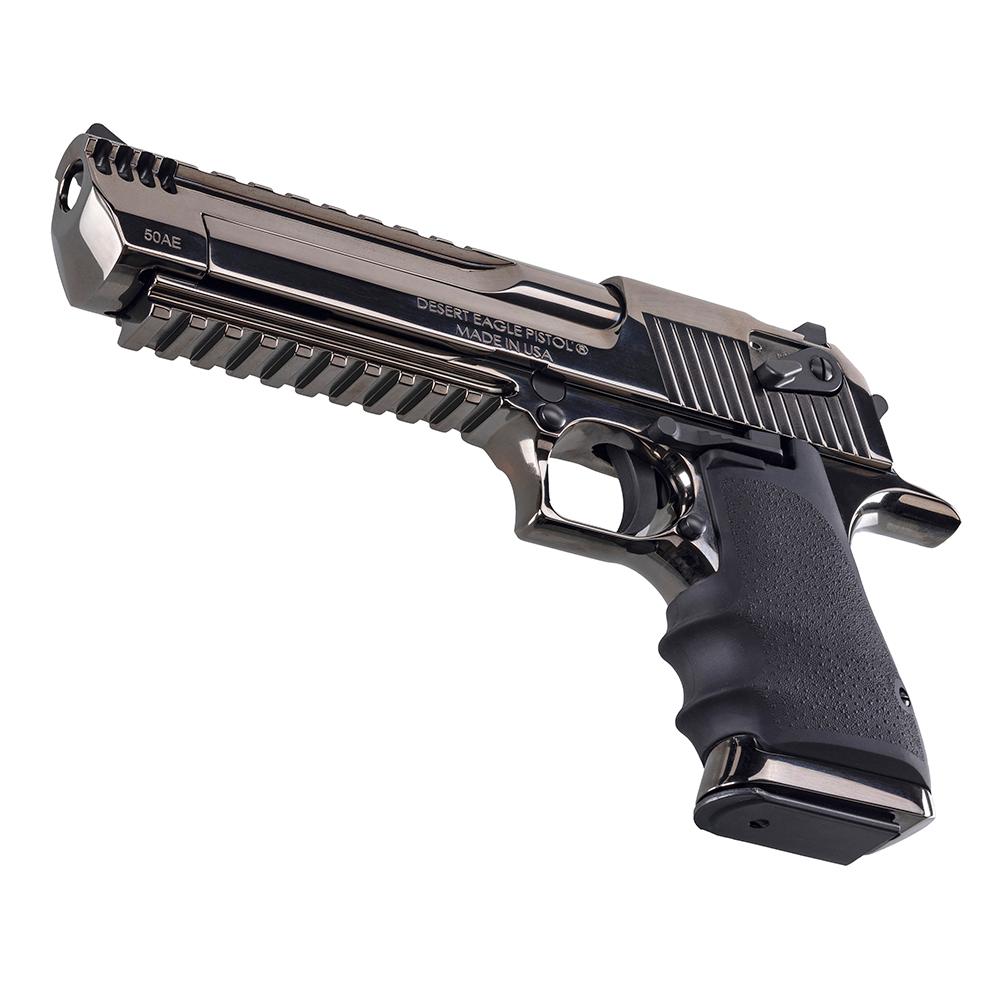 Magnum Research Desert Eagle Series Handgun .50AE 8rd Magazine 6" Barrel Black Nickel Picture of Magnum Research Magnum Research Desert Eagle Black Nickle 50AE 6" Brl Aluminum Frame