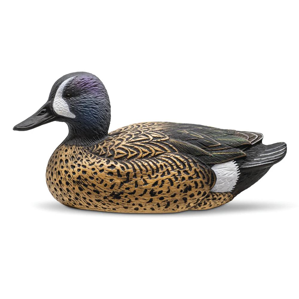Rig'Em Right Mainline Series Blue-Winged Teal Duck Decoy 12/ct Picture of AdvenTec LLC dba Rig Em Right Outdoors Rig Em Right Blue-Winged Teal - Twelve Pack - EVA