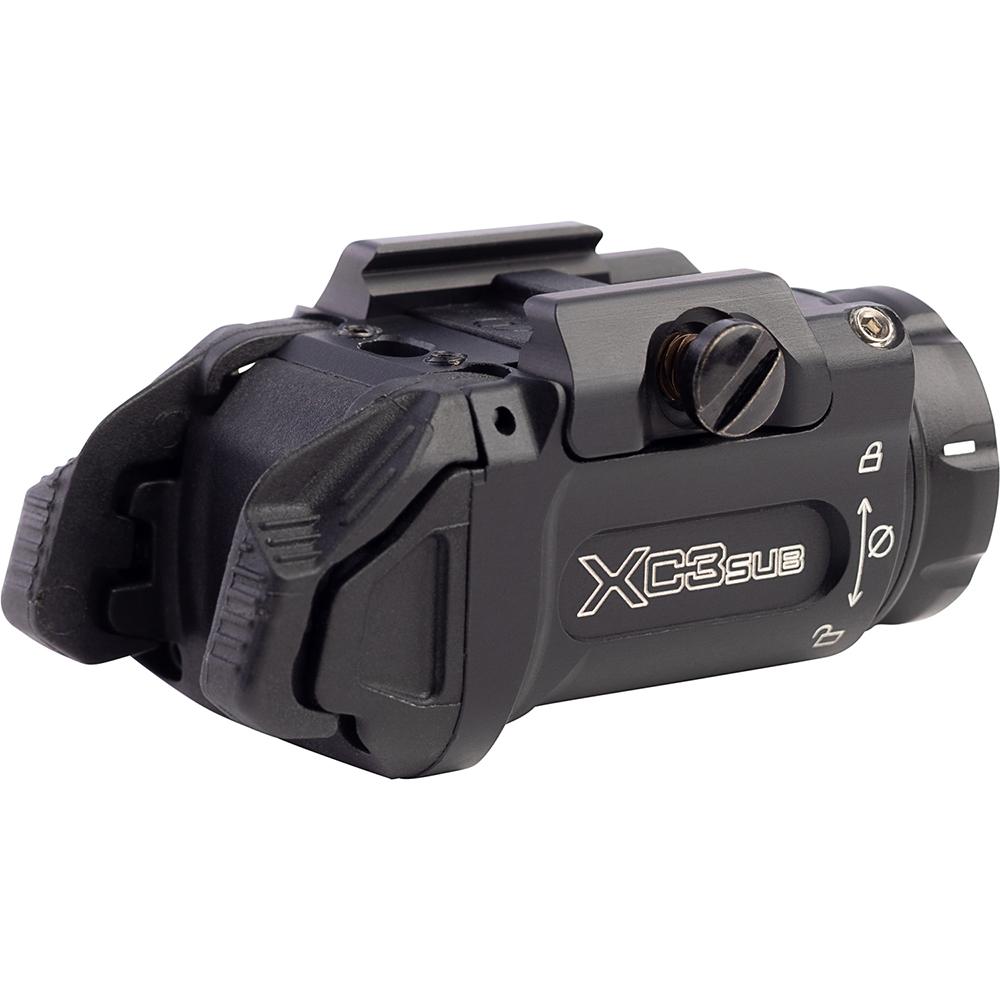 Surefire XC3 Sub Handgun Weaponlight 1000 Lumens Black Picture of Surefire Llc Surefire SUB-COMPACT WEAPON Lght 3V DUAL FUEL SCREW Mnt Blk