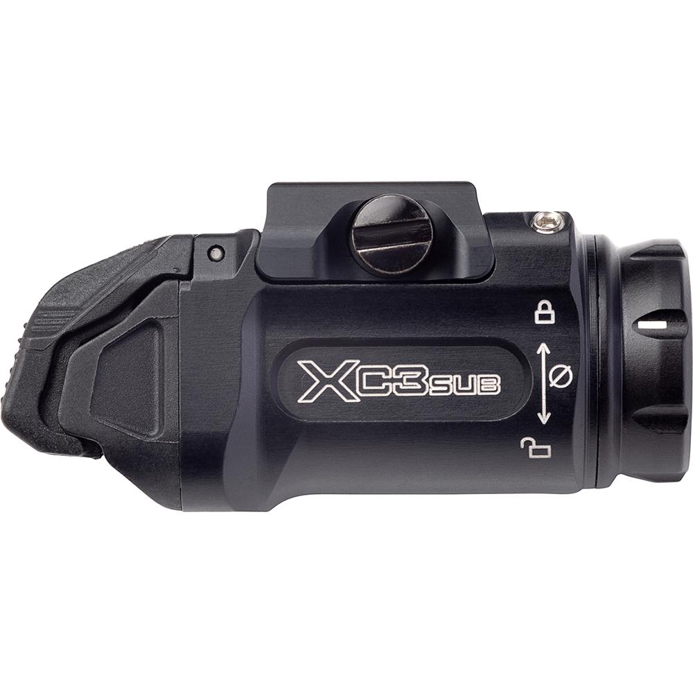 Surefire XC3 Sub Handgun Weaponlight 1000 Lumens Black Picture of Surefire Llc Surefire SUB-COMPACT WEAPON Lght 3V DUAL FUEL SCREW Mnt Blk