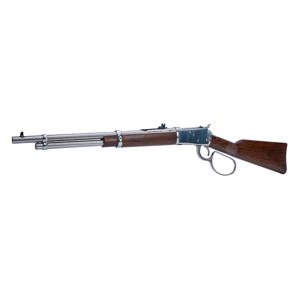 Heritage 92 Lever Action Rifle .357 Mag/.38 Spl 8rd Capacity 18' Polished Stainless Barrel Wood Stock Picture of Taurus International - Heritage Heritage 92 .357MAG SS/HW 18'' 8-RDS