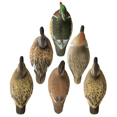 Higdon Outdoors Puddle Pack - 2/ct Green Wing Teal 2/ct Blue Wing Teal 2/ct Wood Ducks Picture of Higdon Outdoors Higdon Outdoors Puddle Pack 2/Grn Wing Teal 2/Blue Wing Teal 2/Wood Ducks