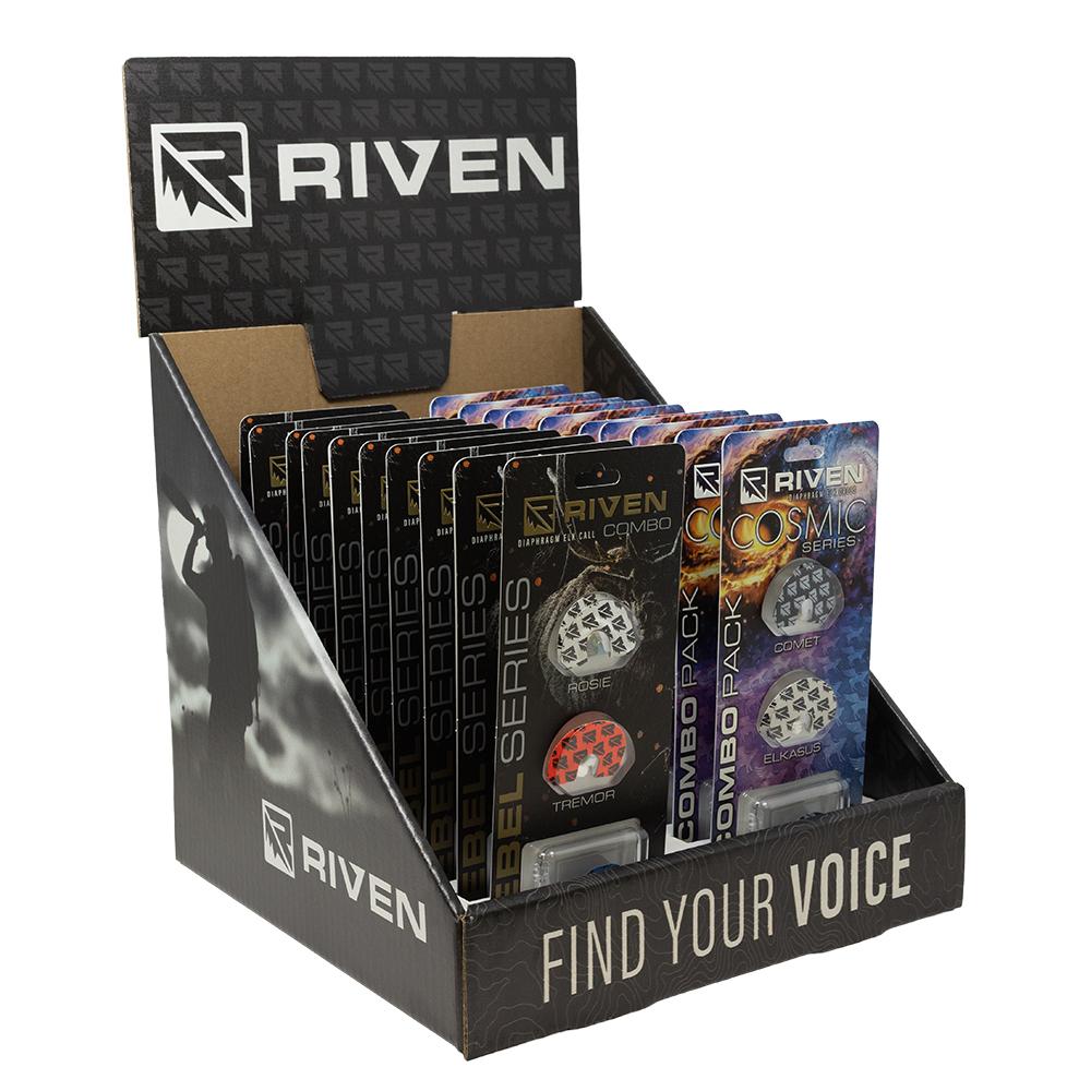 Higdon Riven Counter Top Display Holds 20 Diaphram Calls