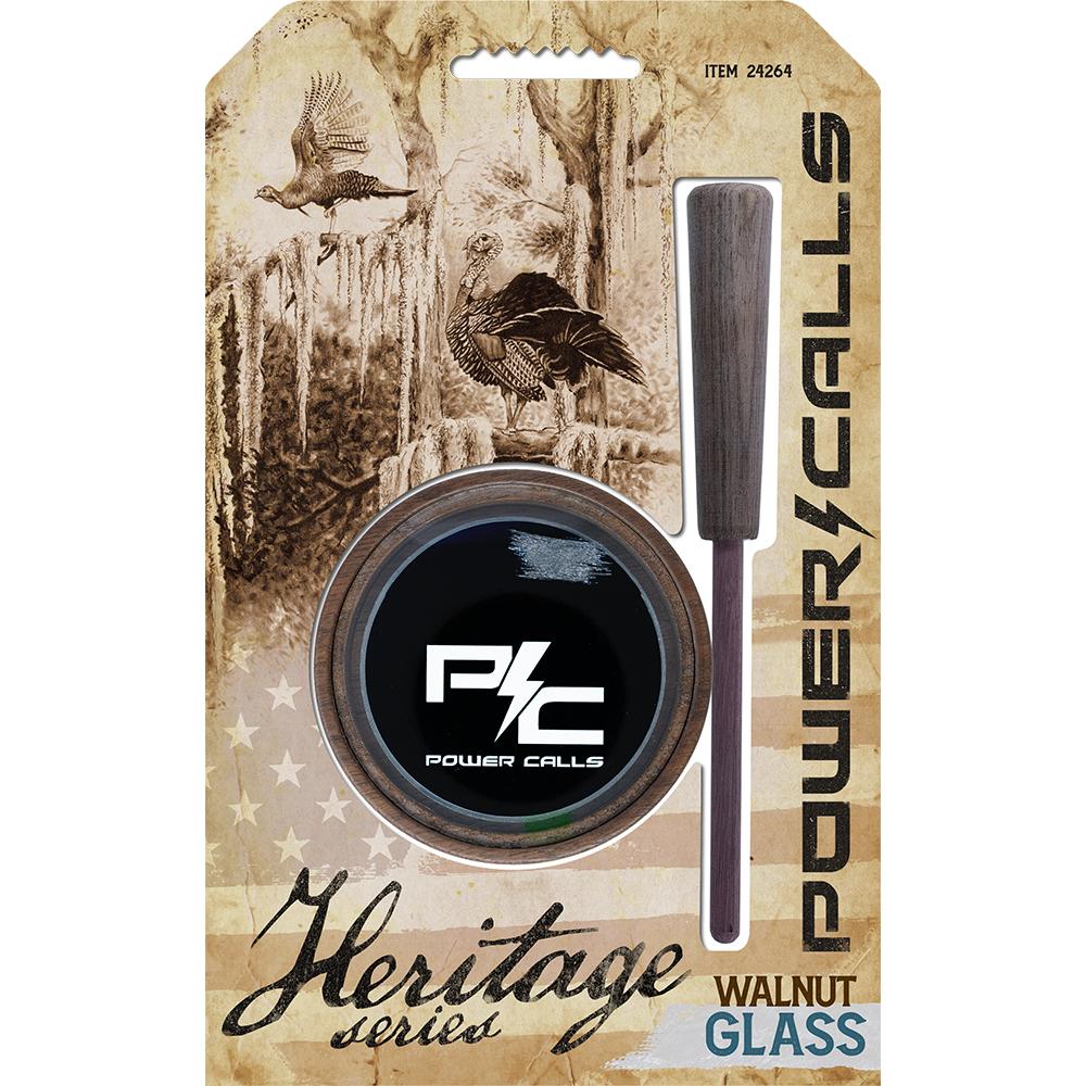 Power Calls Heritage Series Turkey Pot Call Glass Picture of Higdon Outdoors HigdonHeritage Series Crystal/Walnut Pot Call