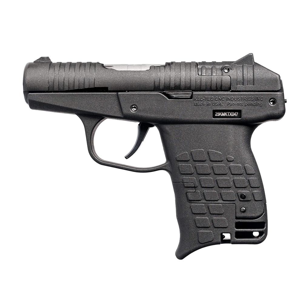 Kel-Tec PR-3AT Handgun .380 ACP 13rd Magazines (2) 2.85" Barrel Black Picture of Kel-Tec Cnc Industries Inc. Keltec PR3AT 380ACP BLACK 13RD LRG Grip