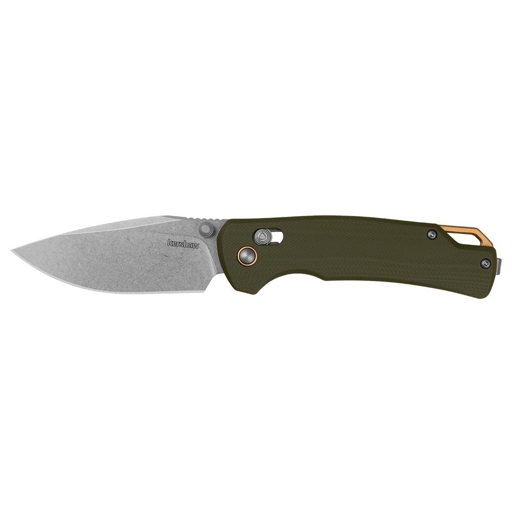 Kershaw Proximal Folding Knife 3-1/5" Drop Point Blade Olive Picture of Kershaw Knives KERSHAW PROXIMAL 3.15IN MANUAL FOLDER