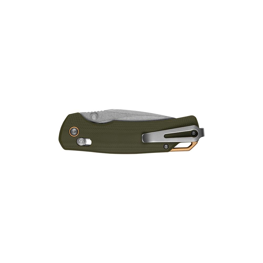 Kershaw Proximal Folding Knife 3-1/5" Drop Point Blade Olive Picture of Kershaw Knives KERSHAW PROXIMAL 3.15IN MANUAL FOLDER
