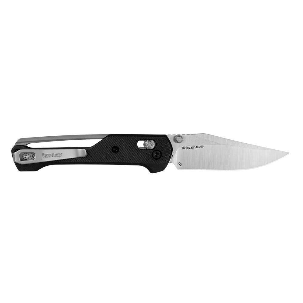 Kershaw Airspace Folding Knife 3" Clip Point Blade Black