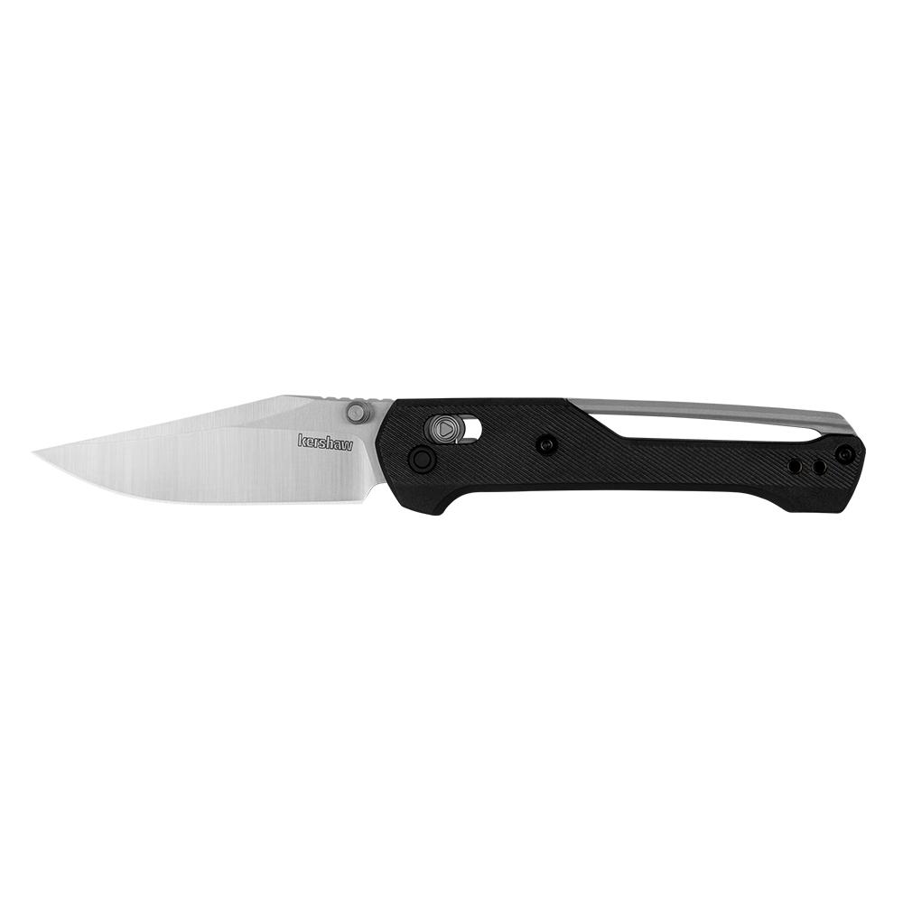 Kershaw Airspace Folding Knife 3" Clip Point Blade Black Picture of Kershaw Knives KERSHAW AIRSPACE 3IN THMB STD FOLDER