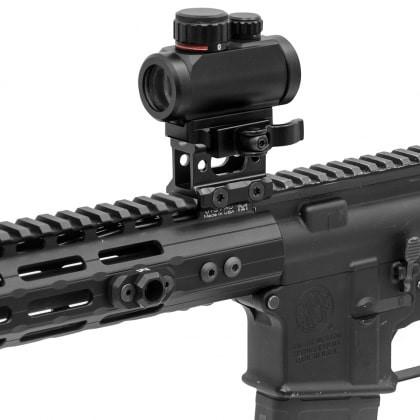 Leapers UTG Super Slim Picatinny Riser Mount 1 Inch High 3 Slots Picture of Leapers Inc. UTG Super Slim Picatinny Riser Mount 1" High 3 Slots 1.5" long