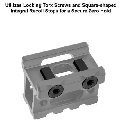 Leapers UTG Super Slim Picatinny Riser Mount 1 Inch High 3 Slots Picture of Leapers Inc. UTG Super Slim Picatinny Riser Mount 1" High 3 Slots 1.5" long