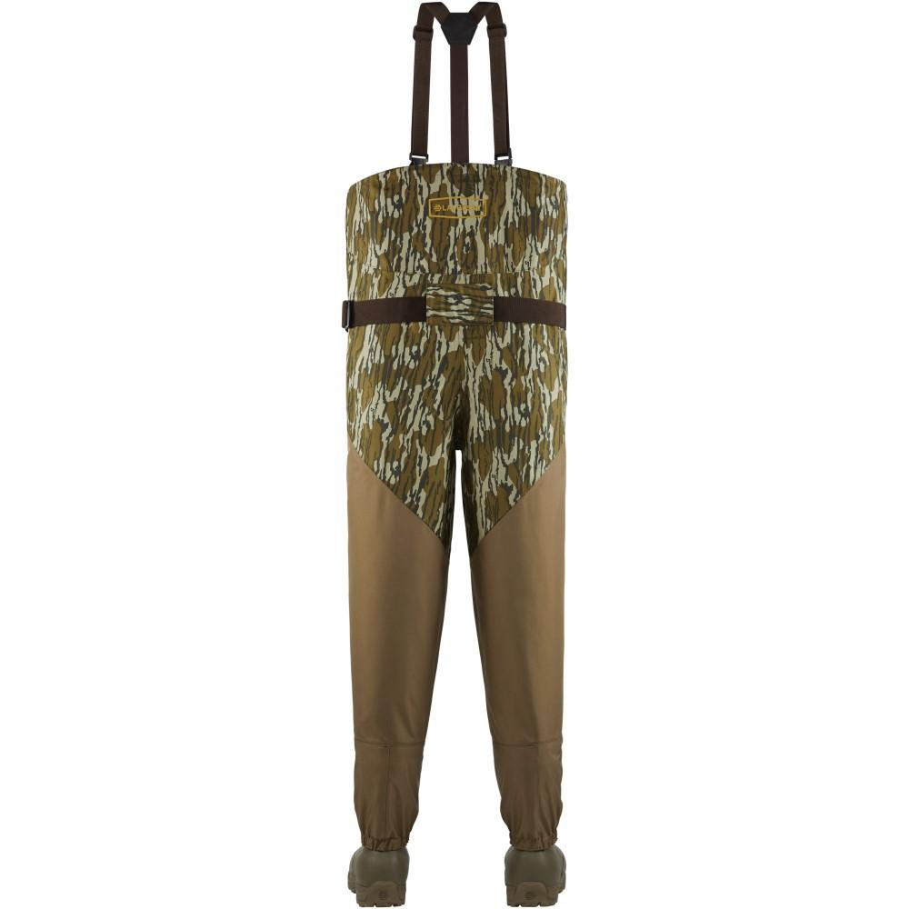 LaCrosse Alpha Agility Select Waders Front Zip Mossy Oak Bottomland 12 Picture of Lacrosse Footwear Inc. LaCrosse Alpha Agility Select Zip Mossy Oak Original Bottomland 1600G SZ 12
