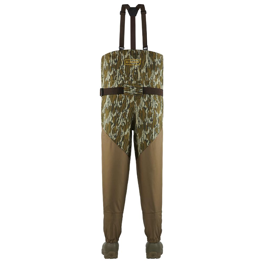 LaCrosse Alpha Agility Select Waders Front Zip Mossy Oak Bottomland 8 Picture of Lacrosse Footwear Inc. LaCrosse Alpha Agility Select Zip Mossy Oak Original Bottomland 1600G SZ 8
