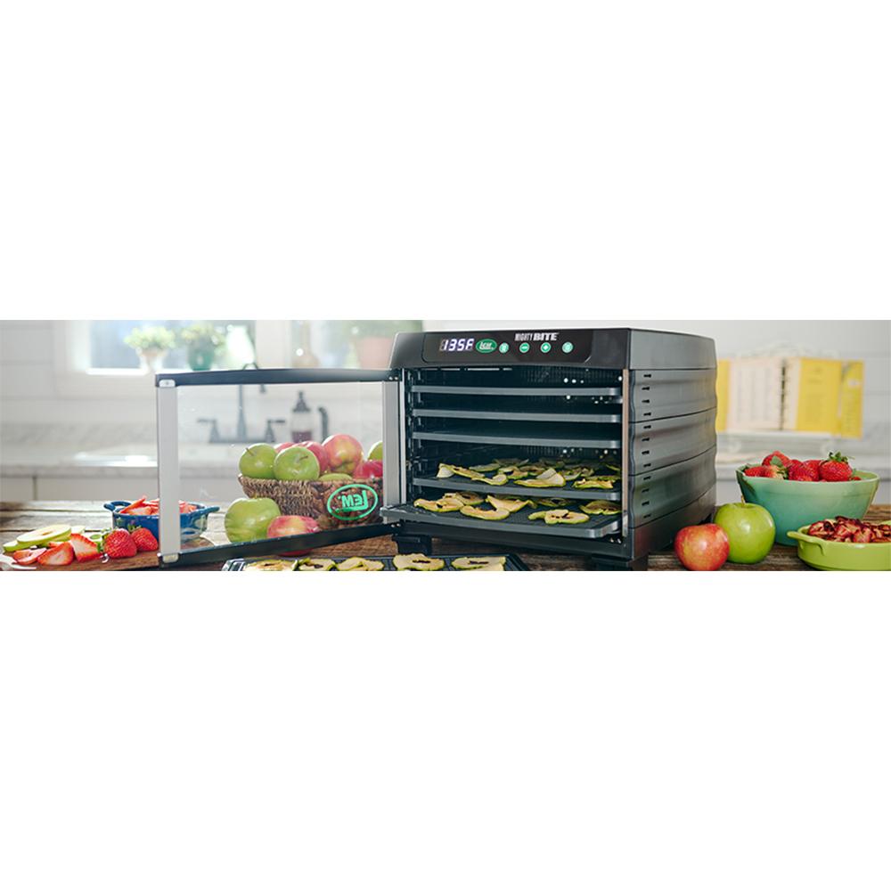 LEM MightyBite 6-Tray Dehydrator Picture of LEM Products LEM 6-Tray Plastic Dehydrator