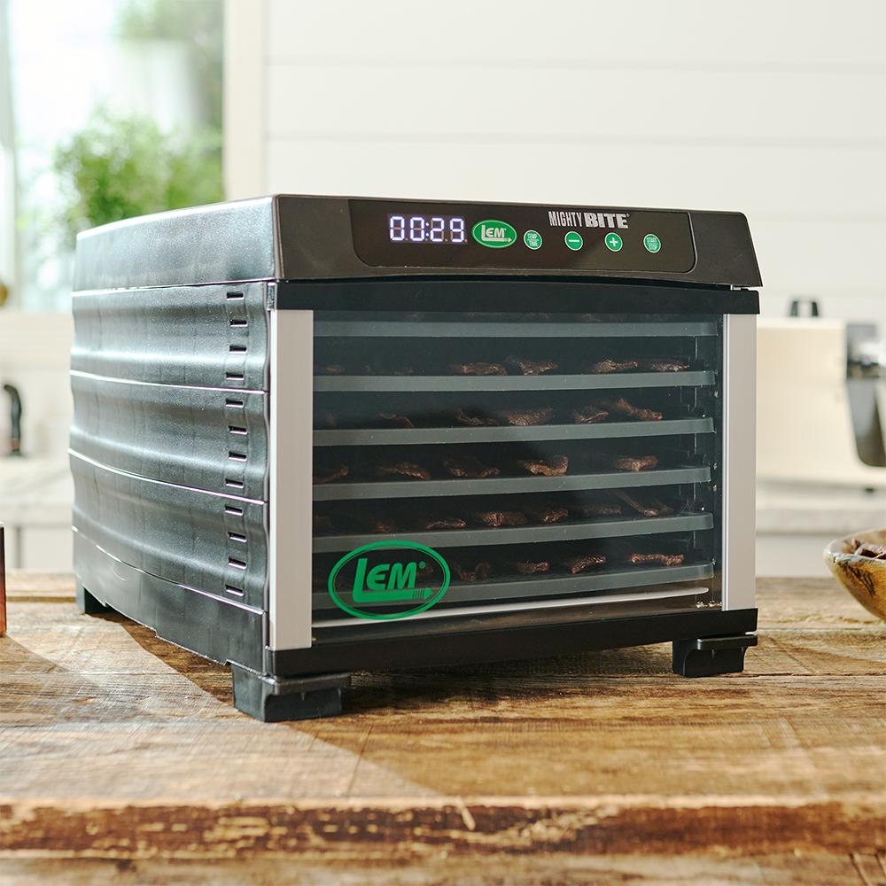 LEM MightyBite 6-Tray Dehydrator Picture of LEM Products LEM 6-Tray Plastic Dehydrator