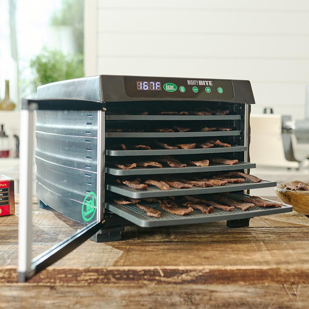 LEM MightyBite 6-Tray Dehydrator Picture of LEM Products LEM 6-Tray Plastic Dehydrator