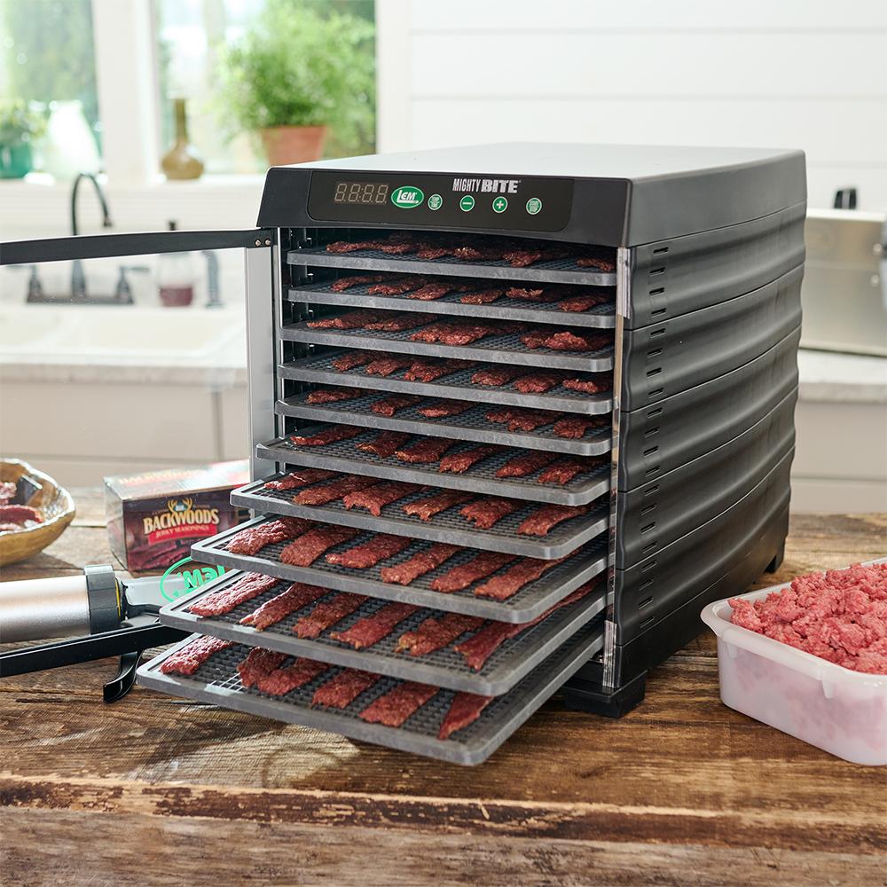 LEM MightyBite 10-Tray Plastic Dehydrator Picture of LEM Products LEM 10-Tray Plastic Dehydrator