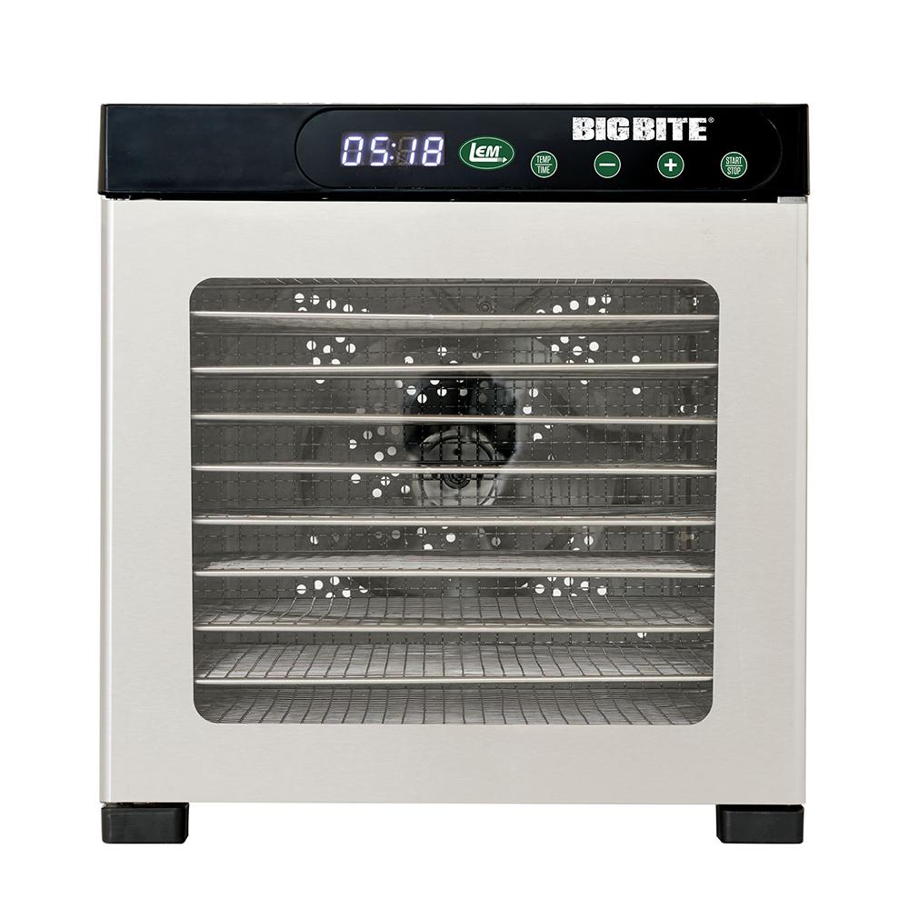 LEM BigBite 10-Tray Stainless Steel Dehydrator Picture of LEM Products LEM 10-Tray Stainless Steel Dehydrator