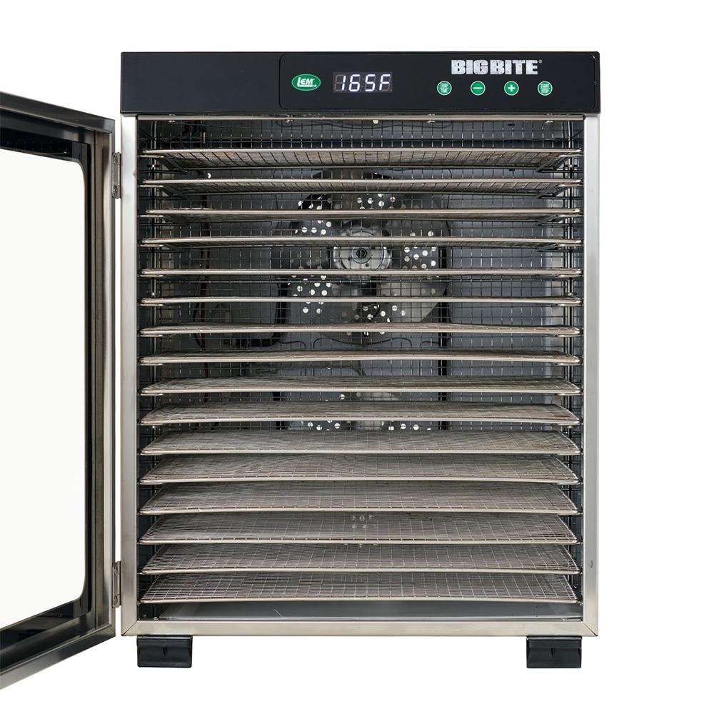 LEM BigBite 16-Tray Stainless Steel Dehydrator Picture of LEM Products LEM 16-Tray Stainless Steel Dehydrator