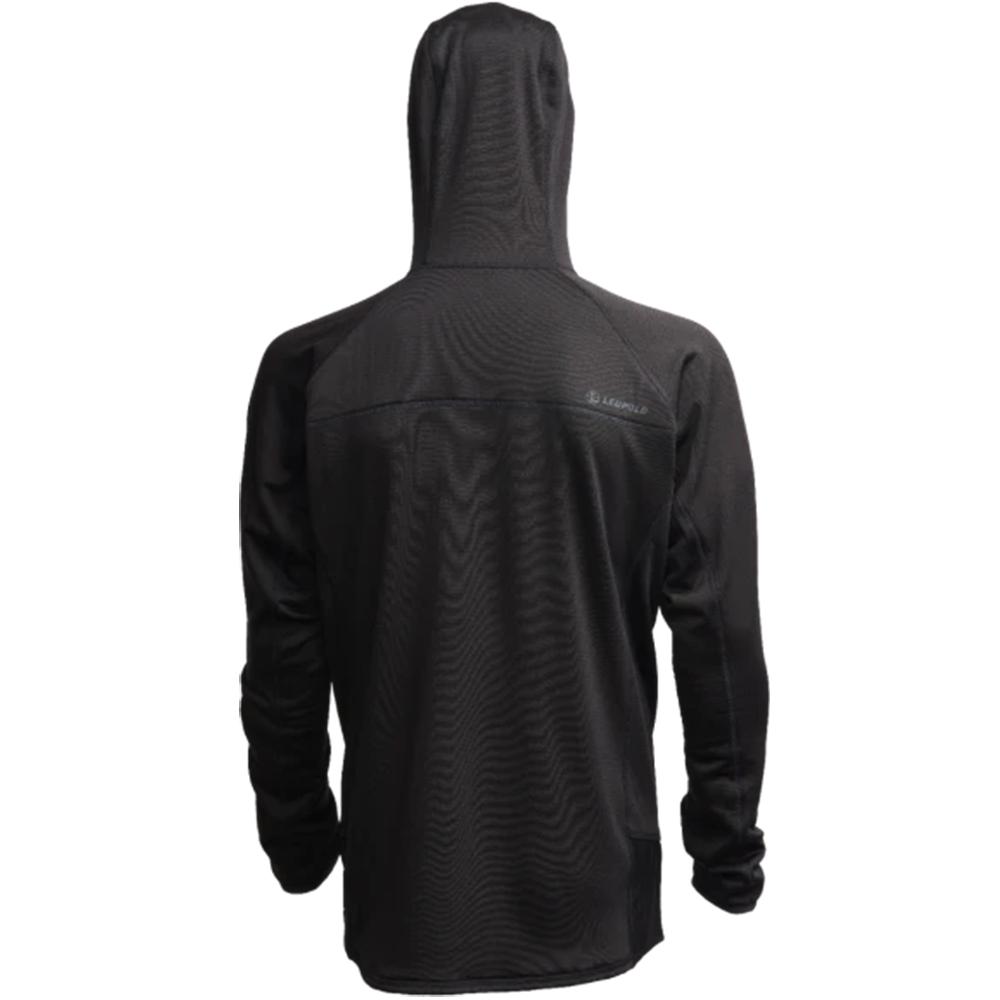 Leupold Velum Half Zip Hooded Fleece Sweatshirt Charcoal XL Picture of Leupold & Stevens Inc. Velum 1/2 Zip Hooded Fleece Gen 2 Charcoal XL