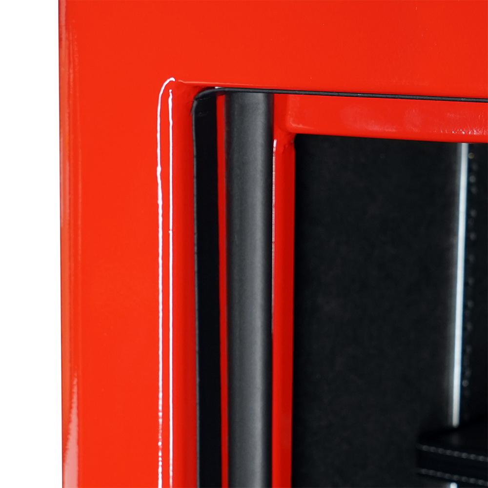 Cannon Safes Honor 57 Red Gun Safe Picture of Cannon Safe Product Cannon Safe Honor 48+7 /90min Fire /7day Water - 3Way Bio Lock Red 5 spoke