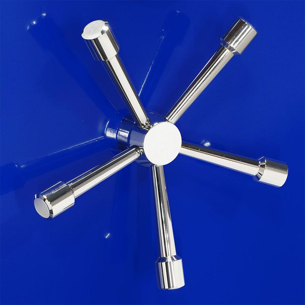 Cannon Safes Honor 57 Blue Gun Safe Picture of Cannon Safe Product Cannon Safe Honor 48+7 /90min Fire /7day Water - 3Way Bio Lock Blue 5 spoke