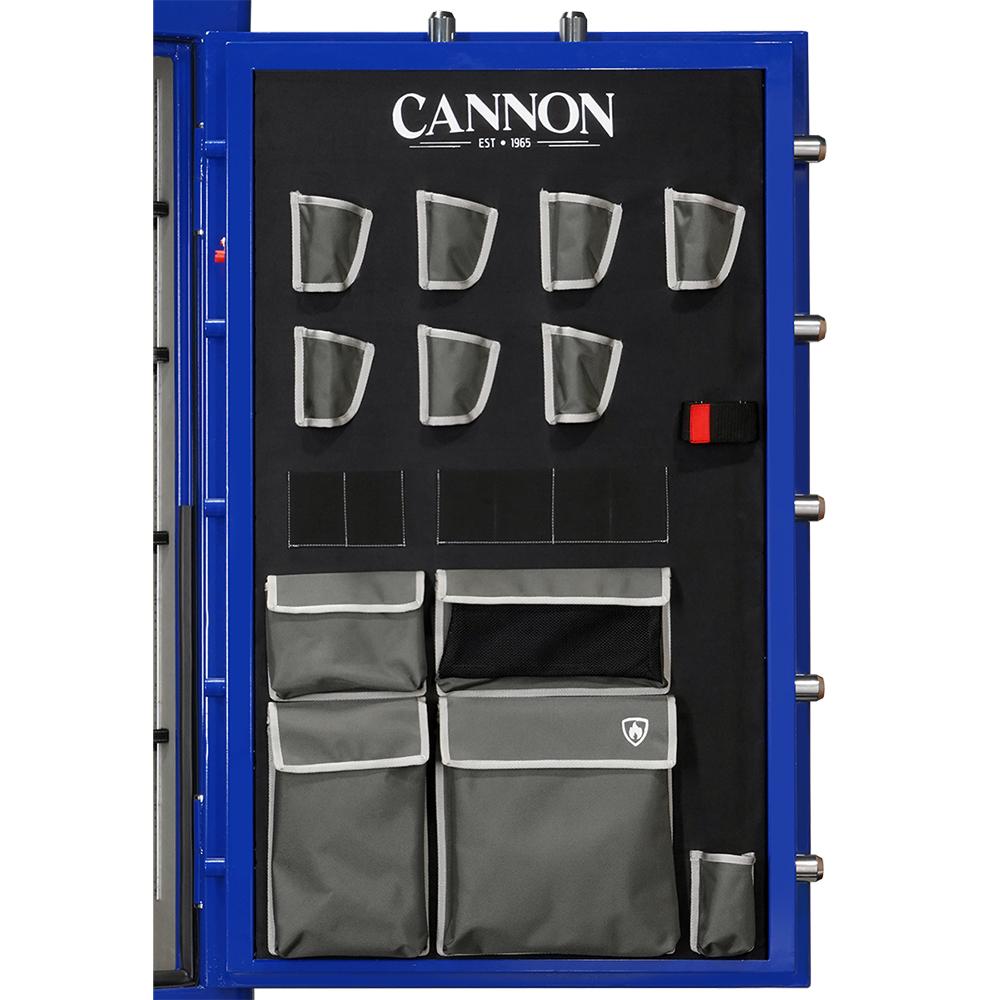 Cannon Safes Honor 57 Blue Gun Safe Picture of Cannon Safe Product Cannon Safe Honor 48+7 /90min Fire /7day Water - 3Way Bio Lock Blue 5 spoke