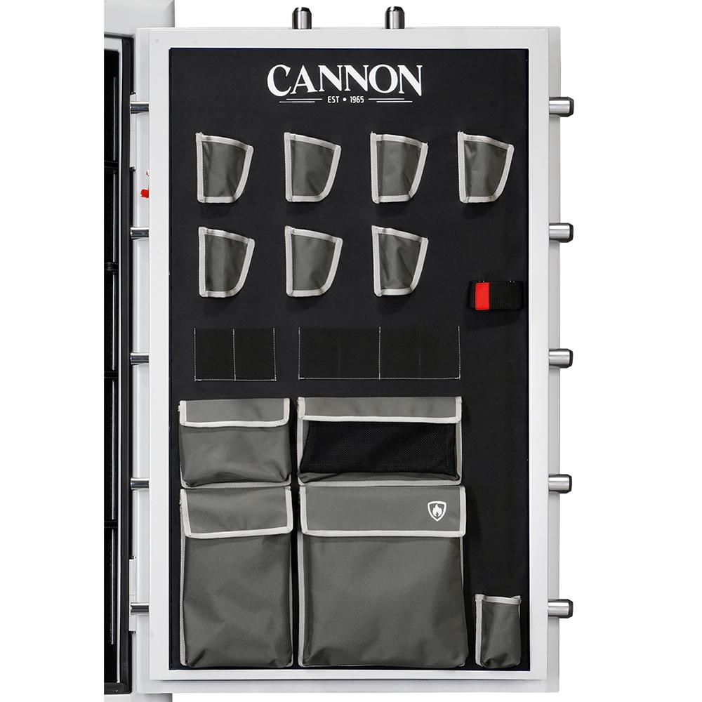 Cannon Safes Honor 57 White Gun Safe Picture of Cannon Safe Product Cannon Safe Honor 48+7 /90min Fire /7day Water - 3Way Bio Lock WHT 5 spoke