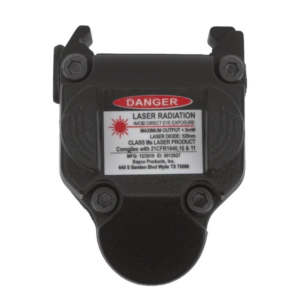 Nightstick TCM-10-GL Compact Weapon Light with Green Laser 650 Lumens Black Picture of Bayco Products dba NightStick Compact Handgun Light w/Green Laser - 1 CR123 ? Black