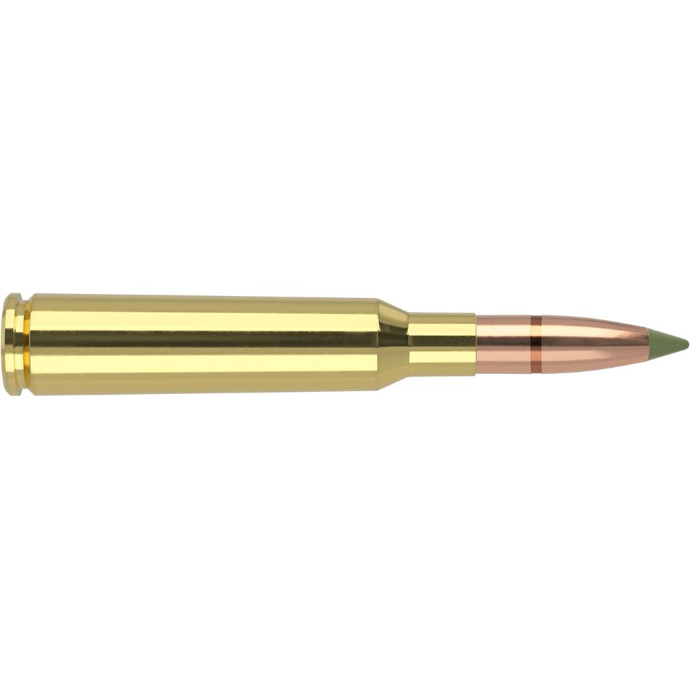 Nosler ETA Rifle Ammunition 6.5x55 120gr SP 2756 fps 20/ct Picture of Nosler Bullets Inc. ETA-6.5x55 120g ET SP (20ct) Ammo