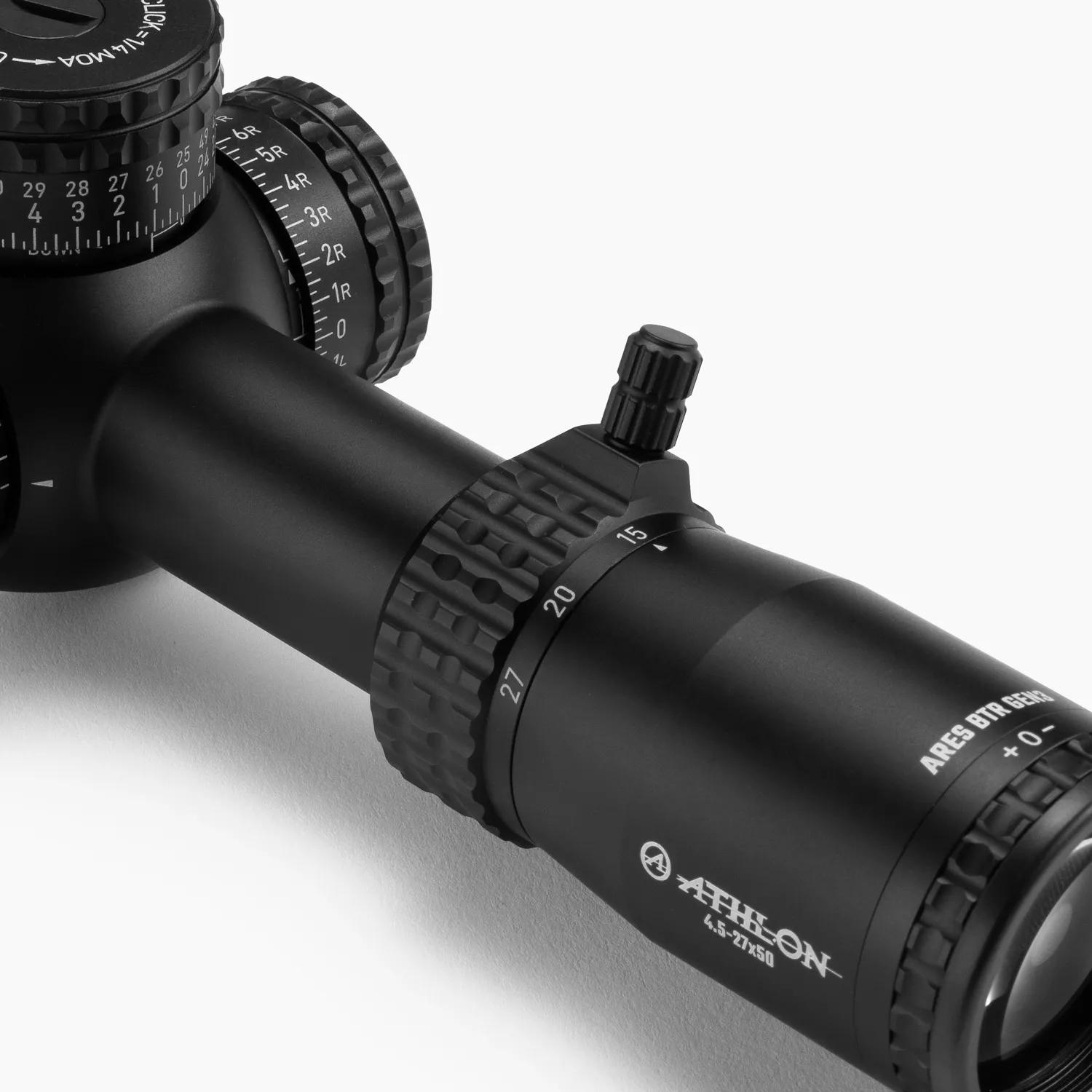 Athlon Midas TAC Gen 2 UHD Rifle Scope 5-30x56 34mm FFP APLR16 MOA Black Picture of Athlon Optics Midas TAC GEN2 HD 5-30x56 APLR15FFP MOA IR Reticle