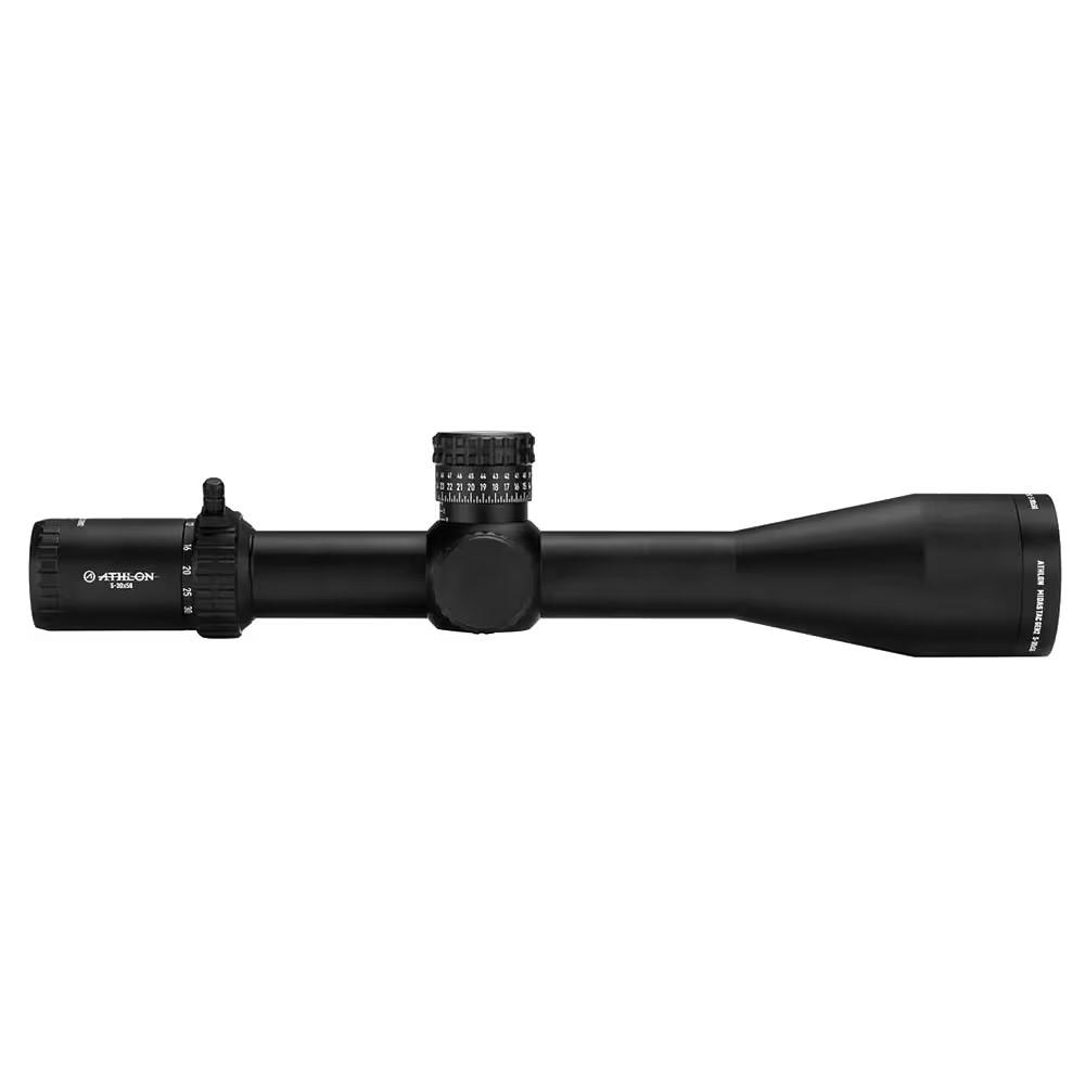 Athlon Midas TAC Gen 2 UHD Rifle Scope 5-30x56 34mm FFP APLR16 MOA Black Picture of Athlon Optics Midas TAC GEN2 HD 5-30x56 APLR15FFP MOA IR Reticle
