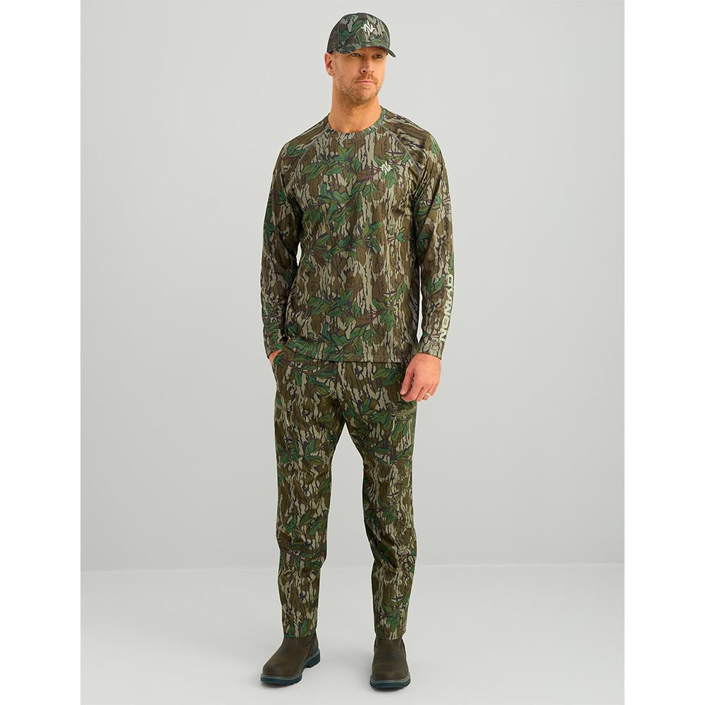 Nomad Mirage Long Sleeve Camo Crew Shirt Mossy Oak Greenleaf 2XL Picture of Nomad NOMAD MIRAGE LS CAMO CREW MO GREENLEAF XXL
