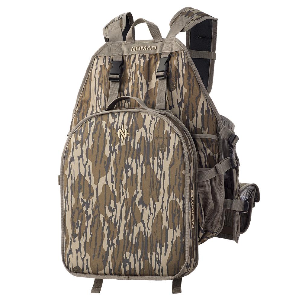 Nomad MG NXT Turkey Hunting Vest Mossy Oak Bottomland Picture of Nomad NOMAD MG NXT VEST MO BOTTOMLAND
