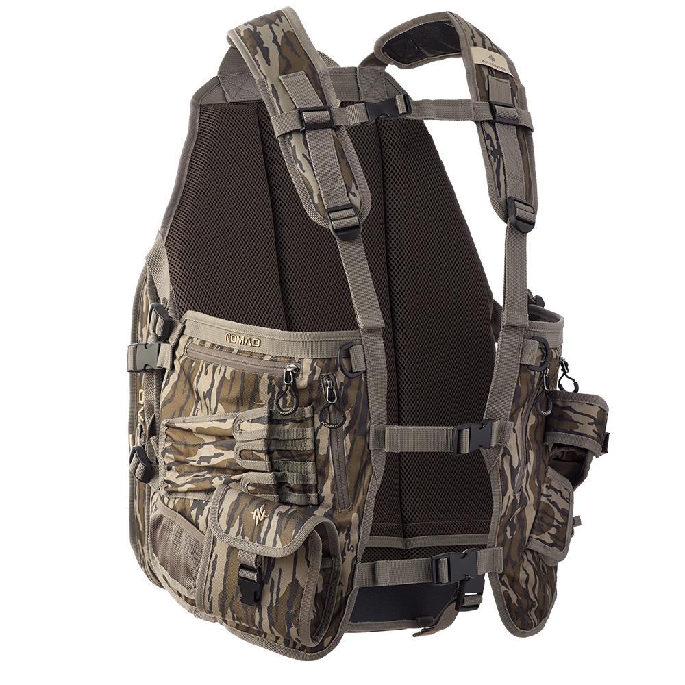 Nomad MG NXT Turkey Hunting Vest Mossy Oak Bottomland Picture of Nomad NOMAD MG NXT VEST MO BOTTOMLAND