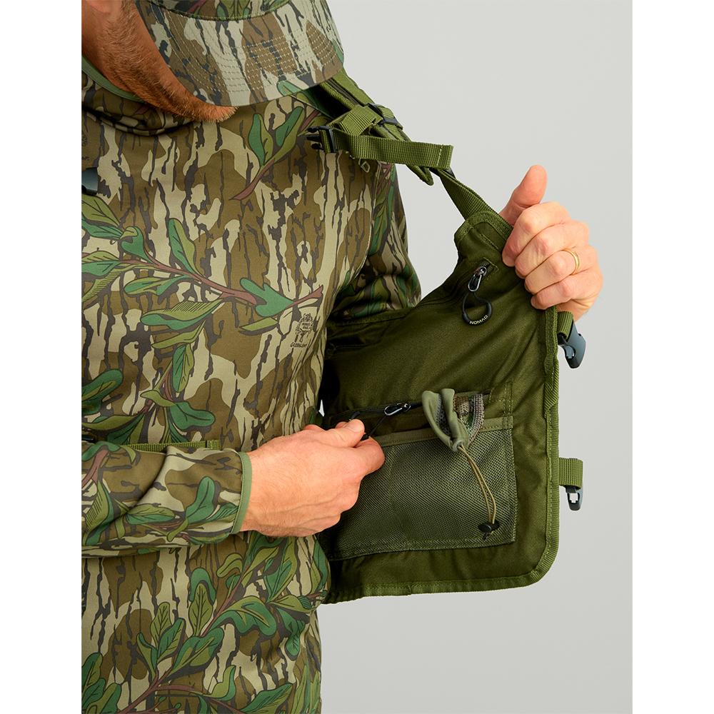 Nomad MG NXT Turkey Hunting Vest Mossy Oak Greenleaf Picture of Nomad NOMAD MG NXT VEST MO GREENLEAF