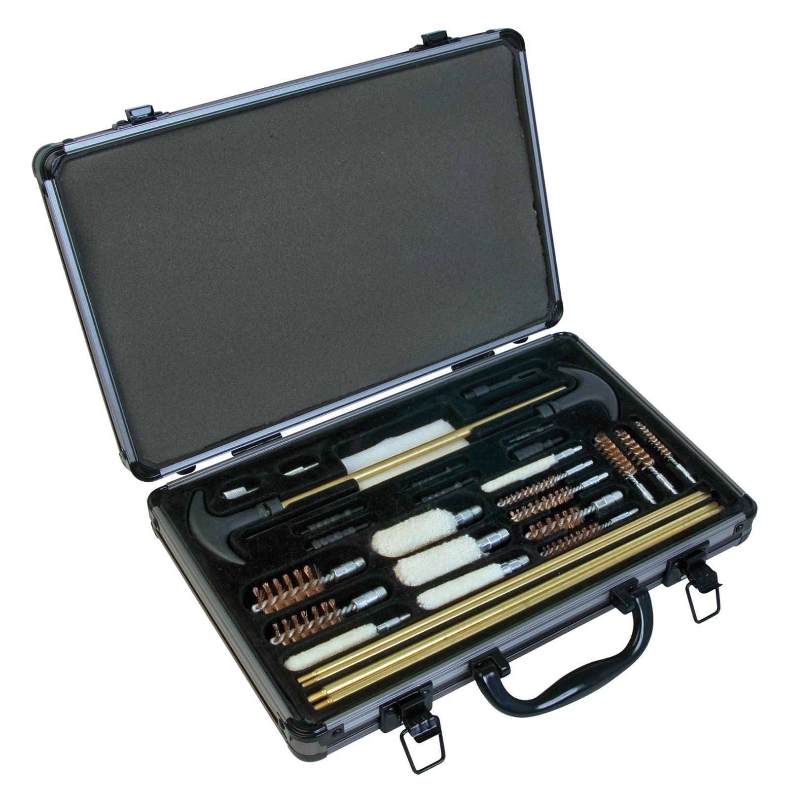 Outers 32 Piece Universal Aluminum Gun Care Case Picture of Outers 32 PC UNIVERSAL ALUM GUN CARE CS