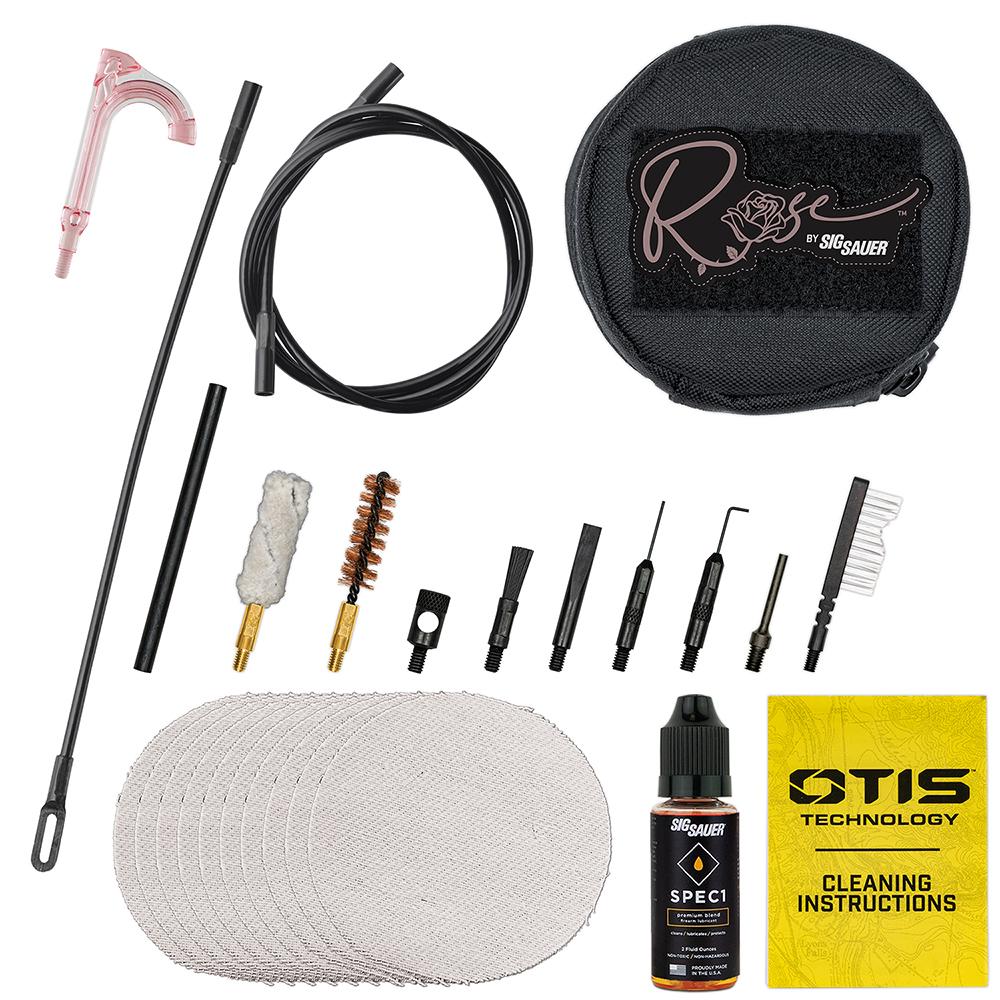 Otis Rose by  Sig Sauer Handgun Cleaning Kit 9mm Luger Soft Case Picture of Otis Products Inc. Rose by Sig Sauer + Otis 9mm Pistol Cleaning Kit - round softpack
