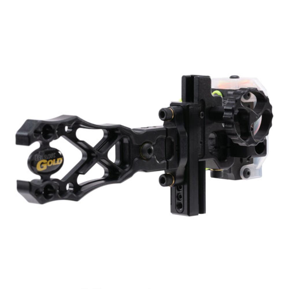 Black Gold Ascent Verdict 4" Dovetail 5 Pin HD Head Scope .019 RH Picture of Pure Archery Group Black Gold Ascent Verdict 4" Dovetail 5 Pin HD Head .019 RH