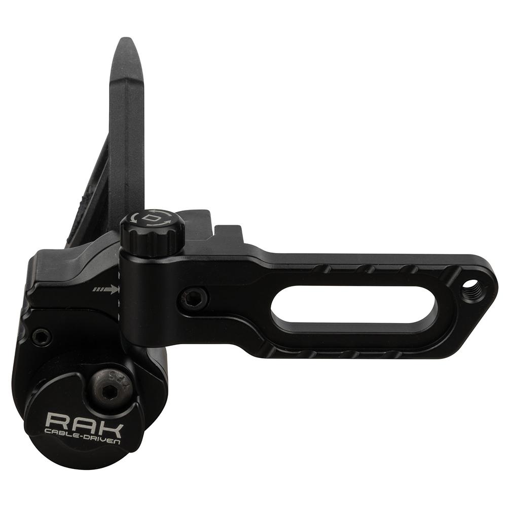 Ripcord RAK Cable Driven Arrow Rest Standard Mount Non Micro Adjustable RH Picture of Pure Archery Group Ripcord RAK - STD NON MICRO