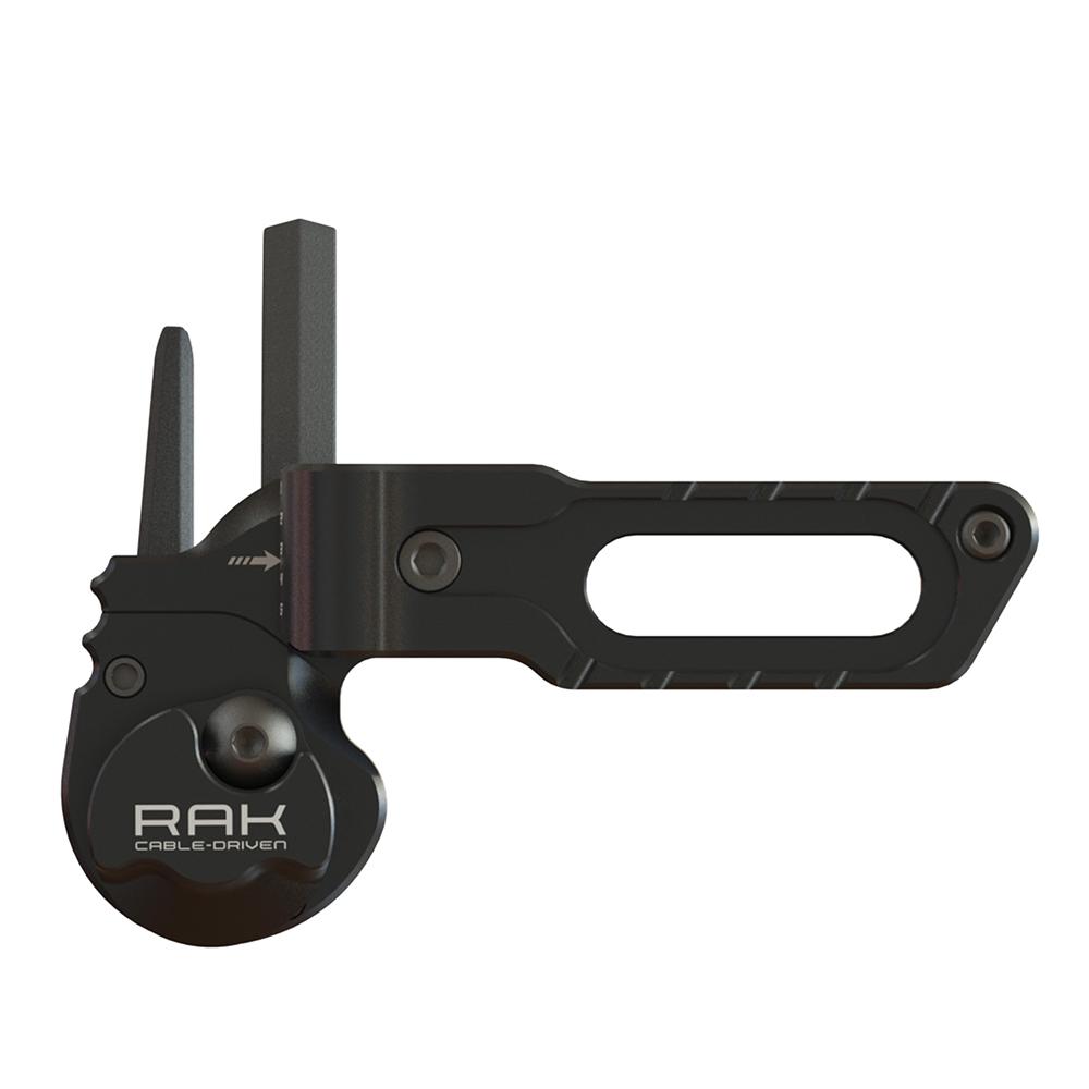 Ripcord RAK Cable Driven Arrow Rest IMS Mount Non Micro Adjustable RH Picture of Pure Archery Group Ripcord RAK - IMS NON MICRO