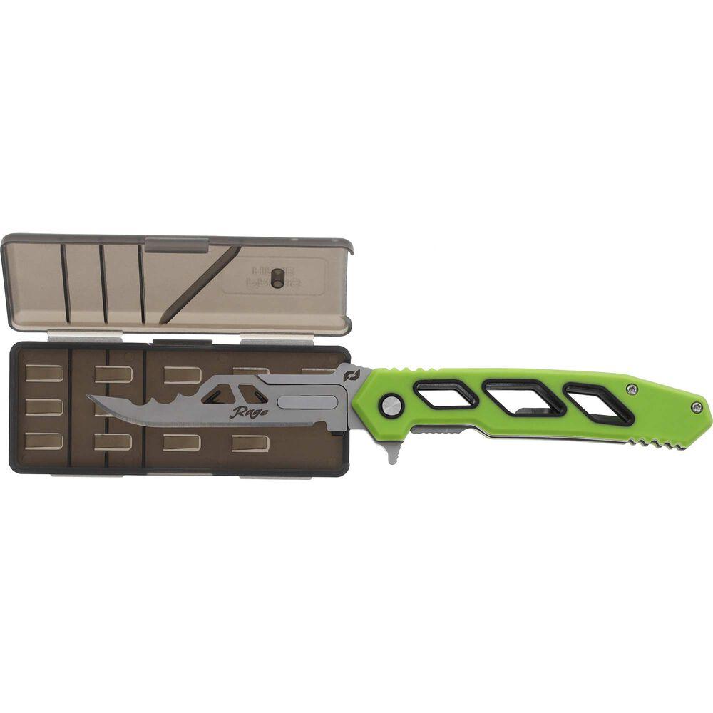 Schrade Isolate Enrage 7 Folding Knife 2-3/5" Replaceable Blade Green Picture of Battenfeld Knives Schrade Isolate Enrage 7 Replaceable Bld Kn CP=3