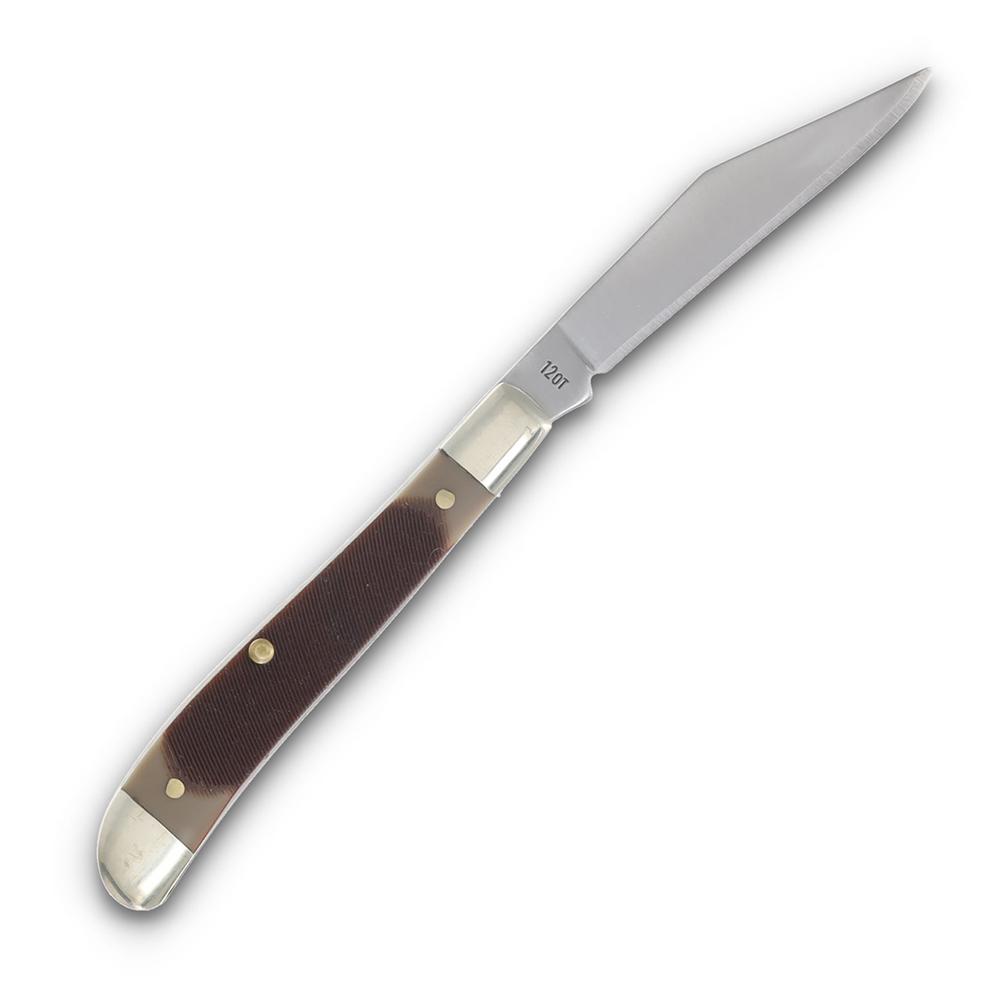 Old Timer Folding Knife Set with Tin Picture of Battenfeld Knives Old Timer 3 Folder Combo Saw Cut