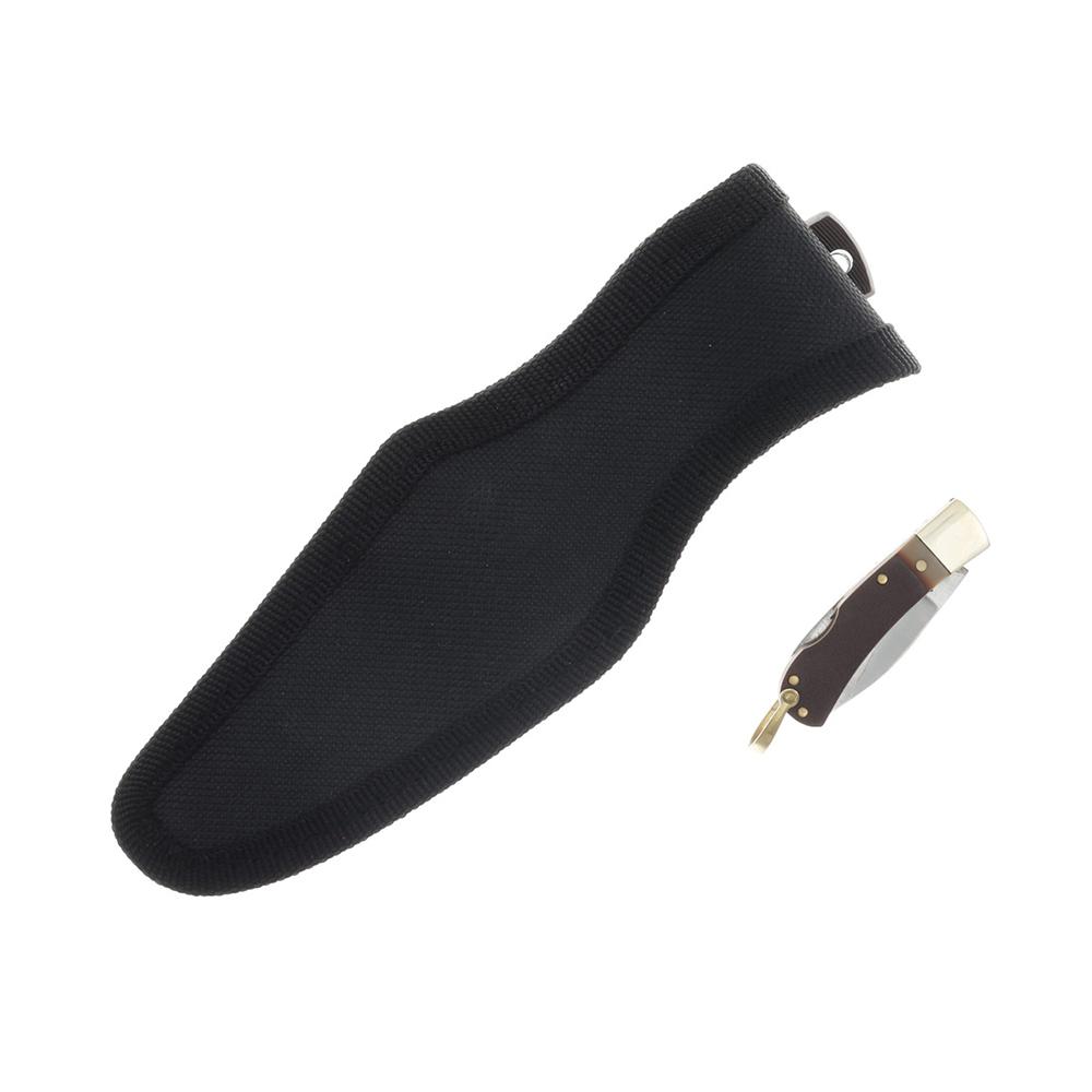 Old Timer Sharpfinger Knife Combo 3-1/4" Clip Point Blade 1-3/5" Drop Point Blade Picture of Battenfeld Knives Old Timer Sharpfinger Folder Combo